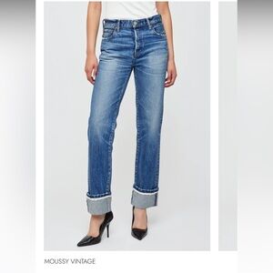 Sumterville Straight MOUSSY VINTAGE 29 Japanese Denim